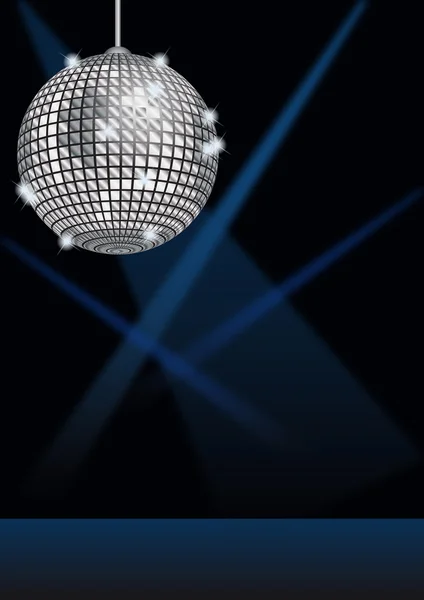 Disco bola ilustración fondo — Foto de Stock