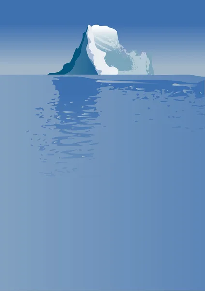 Ανταρκτική παγόβουνο στον ωκεανό — Φωτογραφία Αρχείου