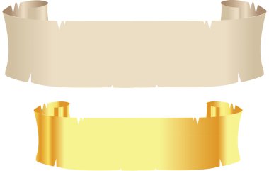 afiş altın ve parşömen