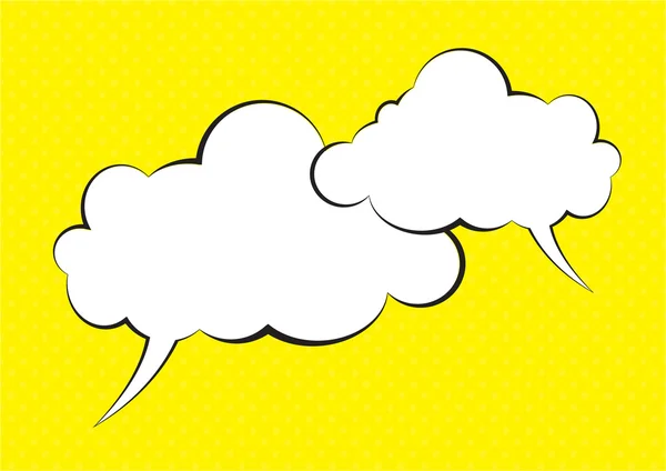 Comic Speech Bubbles ilustração — Fotografia de Stock