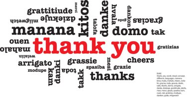  Thank You Word Cloud Concept