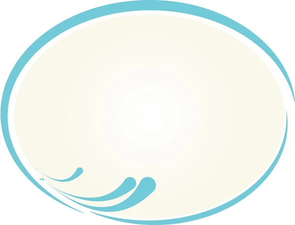 renkli siluet oval çerçeve