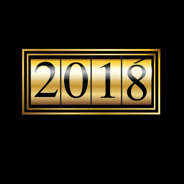 2018 Felice anno nuovo — Foto Stock