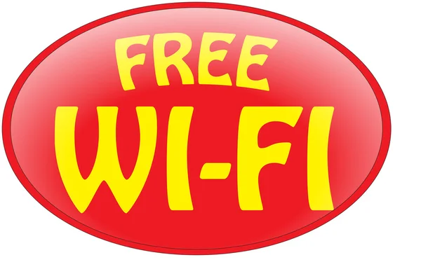 Піктограма безкоштовного сервісу Wi-Fi — стокове фото