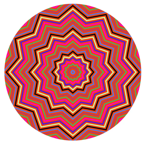 Kaleidoscope background in colour — Stock Photo, Image