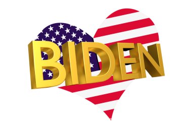Biden Başkanı Grafik Yıldızlar ve Çizgiler
