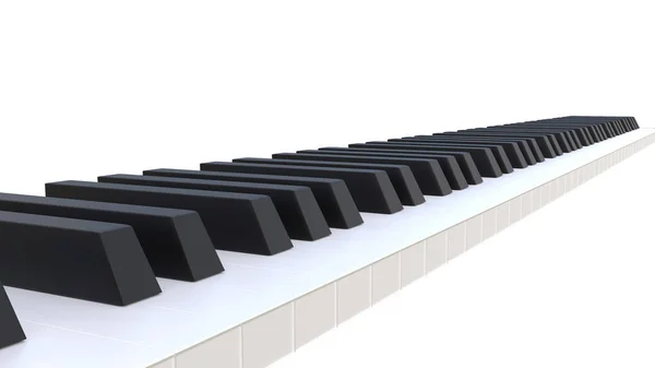 Muzikaal Klavier Renderen — Stockfoto