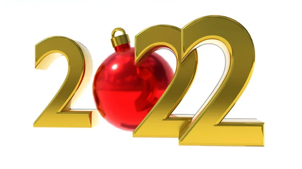 New Year Lettering 2022 — Stock Photo, Image