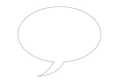 Basit satır konuşma balonu