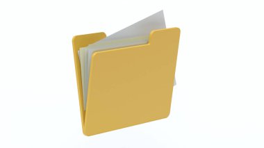 Kapatılan belgelerle birlikte dosya