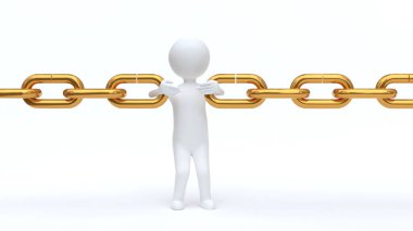 Kırık Zinciri Birlikte Tutan Adam