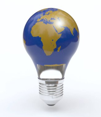 Ampul içerisindeki dünya kavramı