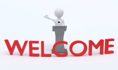 Hoş geldin küçük adam, kürsüden konuşuyorsun.