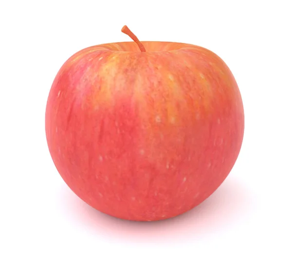 Apple White Background — Stock Photo, Image