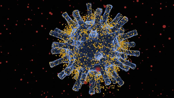 Coronavirus Covid Vírus — Stock Fotó