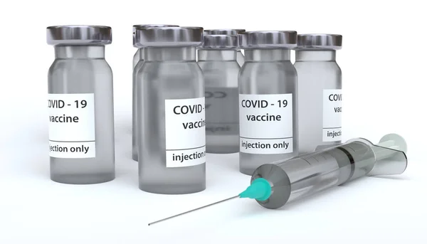 Coronavirus Covid Vakcina — Stock Fotó