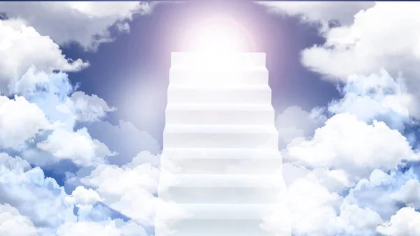 Das Konzept Der Treppe Zum Himmel — Stockfoto