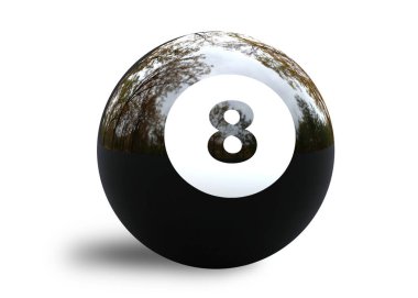 Sekiz siyah bilardo topu