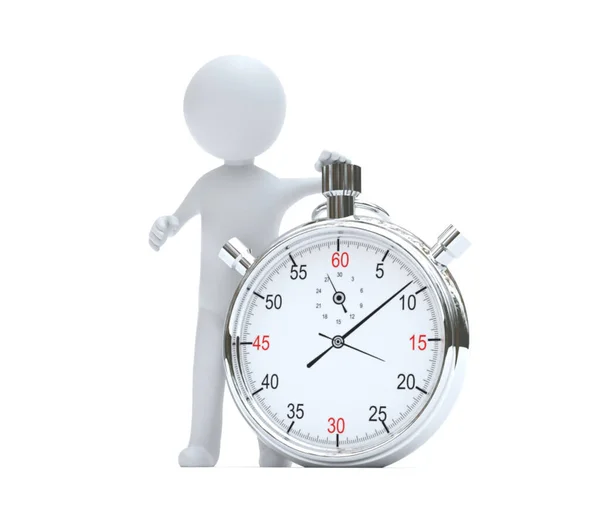 Small Person Stopwatch — Stock Photo, Image