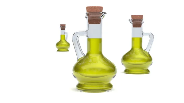 Aceite Oliva Botellas — Foto de Stock