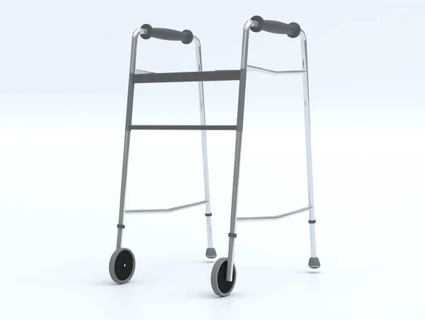 Walking Frame White Background — Stock Photo, Image