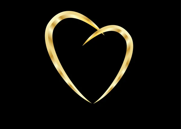 GOLD HEART — Stock Photo © jamesstar #54152777