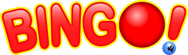 Bingo znak — Zdjęcie stockowe