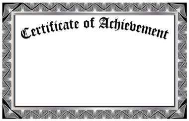 başarı sertifikası