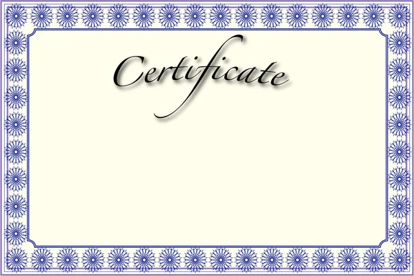Certificato — Foto Stock
