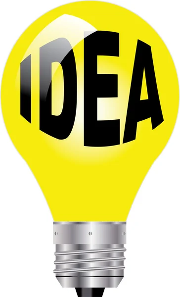 Idea bombilla — Foto de Stock