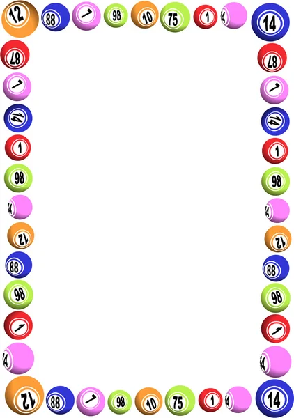 Bingo-Rahmen — Stockfoto