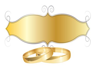 Evlilik yüzükleri.