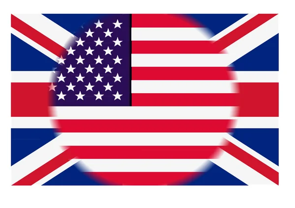 Wielkiej Brytanii Usa — Zdjęcie stockowe