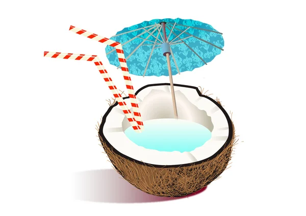 Kokosgetränk — Stockfoto