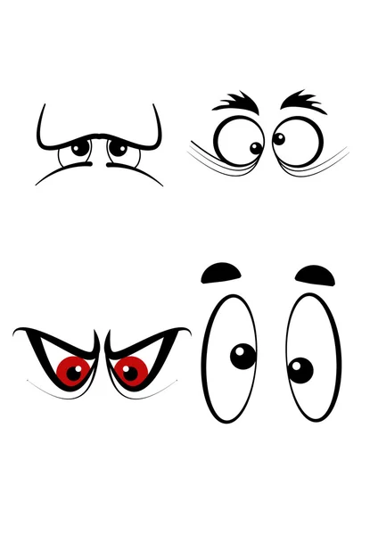 Cartoon eyes — Stock Photo, Image