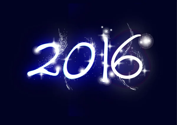 Nuevo año 2016 — Foto de Stock