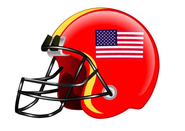 American Football Helm Ikone — Stockfoto