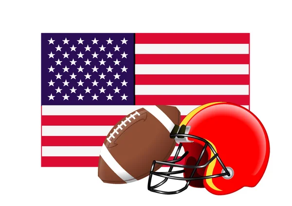 American Football Helm Ikone — Stockfoto