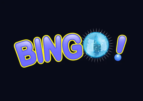 Bingo topları yapılan illüstrasyon — Stok fotoğraf