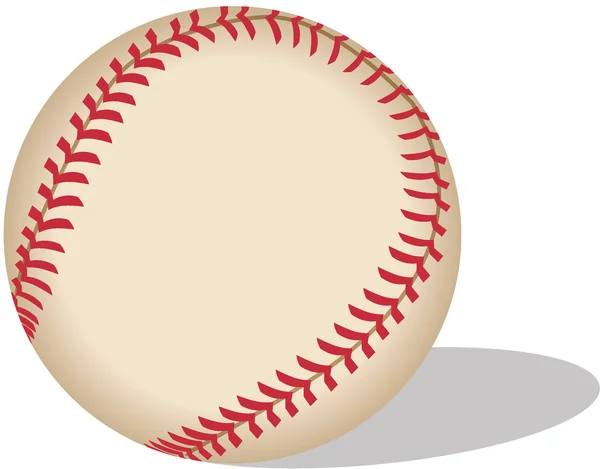 Baseball su bianco — Foto Stock