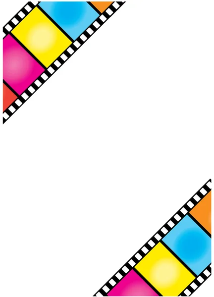 Film strip bakgrund illustration — Stockfoto