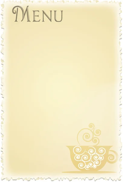 Menu background frame with — Stock Photo, Image