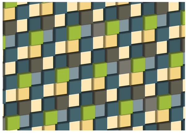 Ρετρό φόντο με χρωματιστά τετράγωνα σε στυλ Vintage — Φωτογραφία Αρχείου