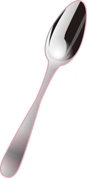 Illustration of Spoon on a white — Stok fotoğraf