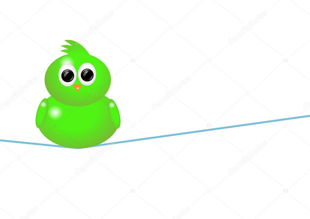 Vector illustration of duck cartoon