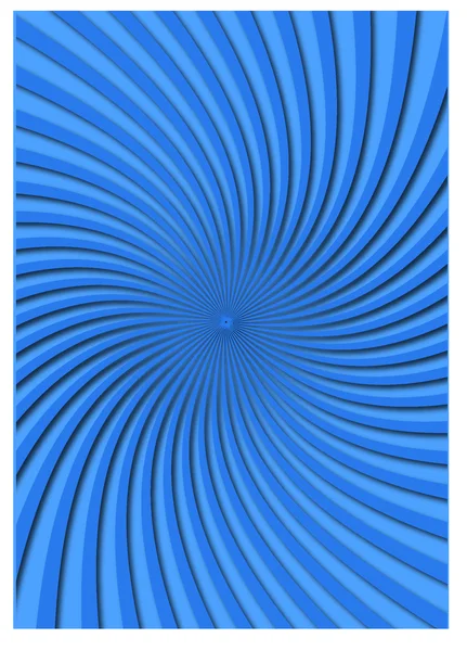 Blue abstract large swirl against blue background. — Stock Photo, Image