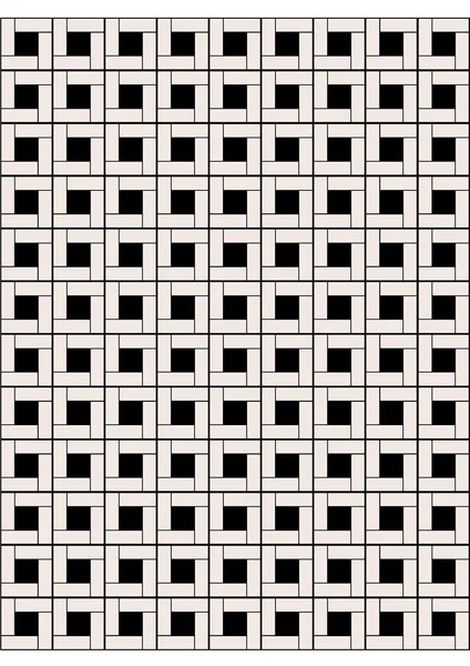 Abstraktní vzor bezešvé černé a bílé — Stock fotografie