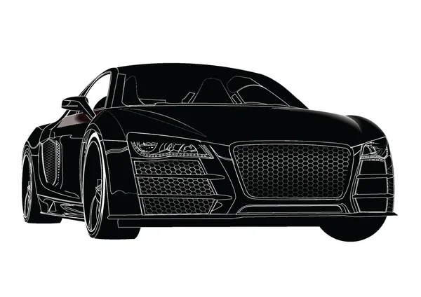 Illustration of great Detailed Car — Stock Photo, Image