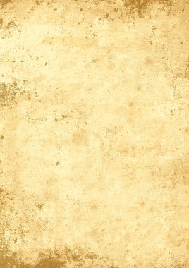 Antik sarımsı parşömen kağıt grungy arka plan dokusu