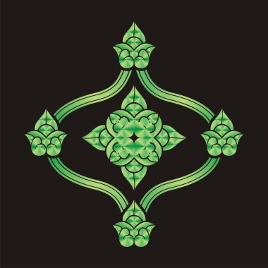 Vektör Arapça desen süsleme